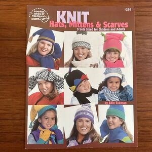 Knit Hats, Mittens & Scarves Pattern Book